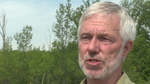 Mayor Ron Higgins in North Frontenac: we know better about where development should go [Photo CBC]